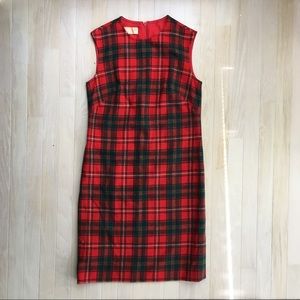 Pendleton Red and Green Plaid Dress